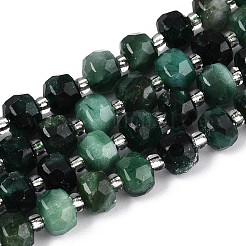 Бусины из натурального фуксита G-N327-08A-06