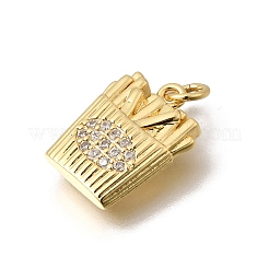 Colgante micropavé cubic zirconia de latón&nbsp;KK-Z155-08G-01