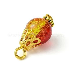 10шт 10 цвета круглый стеклянный круглый кулон&nbsp;PALLOY-JF02281