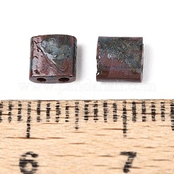 Branelli del seme di vetro della vernice di cottura a 2 foro&nbsp;SEED-N009-03C
