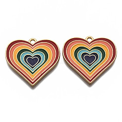 Подвески из эмали и сплава&nbsp;LS-ENAM-T011-110A-NR