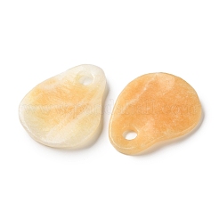 Большие подвески из натурального желтого нефрита&nbsp;G-H338-01