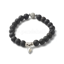 Набор браслетов с магнитной застежкой-сердечком для пары лучших друзей BJEW-JB06791