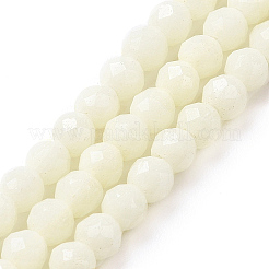 Светящиеся стеклянные бусины GLAA-H018-01A