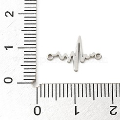 201 breloques de connecteur découpées au laser en acier inoxydable&nbsp;STAS-R133-02P-02