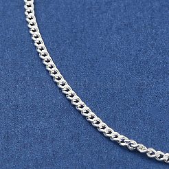 925 Panzerkettenarmbänder aus Sterlingsilber für Damen&nbsp;BJEW-E101-01S-10
