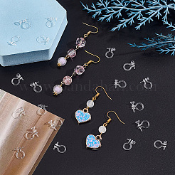 80 шт. 4 стиля пластиковых клипс для сережек&nbsp;KY-AR0001-29