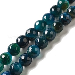 Природный агат бисер нитей G-G045-8mm-M