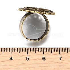 Geben Sie Ihre Kreationen eine einzigartige Designer-Look mit diesen modernen und charmanten Eisen hängender Cabochon Fassungen&nbsp;LS-PALLOY-Q300-09AB-NR