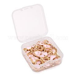 80 шт. 8 стильные подвески из светлого золотого сплава с эмалью ENAM-LS0001-69