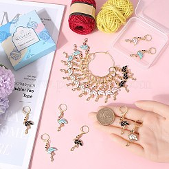 Маркеры для подвесок в виде фламинго HJEW-SC00008