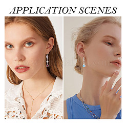 20 шт. 10 стиля латунных крючков для сережек KK-TA0002-29