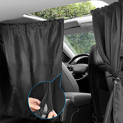 3 Stück Auto-Sonnenschutz aus Stoff&nbsp;AJEW-CN0008-03