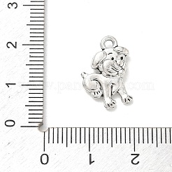 Tibetischer stil Aluminium Anhänger & Charms&nbsp;PALLOY-A037-03G-AS