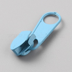 Tirette de fermeture éclair en alliage de zinc peinte par pulvérisation&nbsp;FIND-WH0427-33A-05