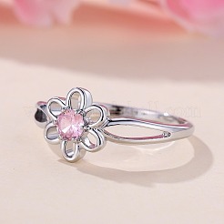 Кольца для пальцев с цветочным узором из латуни&nbsp;FS-WGCFB35-02