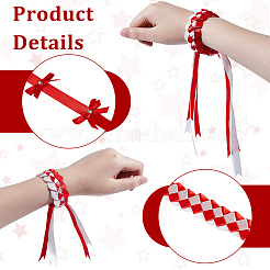 Наборы для самостоятельного изготовления браслетов из полиэфирной ленты и плетения&nbsp;DIY-GA0007-96A