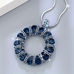 Ожерелья из сплава со стразами и кольцами для женщин FS-WG70ED3-01