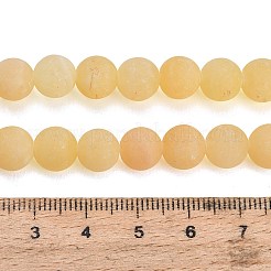 Natürliche gelbe Calcitperlenstränge&nbsp;GG-CBAA3AB-03-8mm