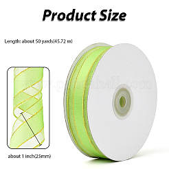 1 рулон однотонных лент из органзы ORIB-CY0001-03E