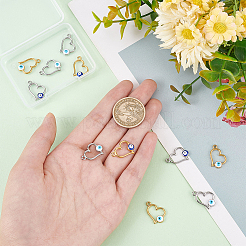 16 шт. 4 подвески из нержавеющей стали 304 с эмалью&nbsp;STAS-DC0010-35