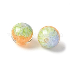 Двухцветные прозрачные акриловые бусины&nbsp;OACR-D304-02A