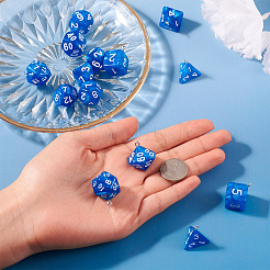 2 набор подвесок из полимерных многогранных игральных костей&nbsp;RESI-TA0003-18C