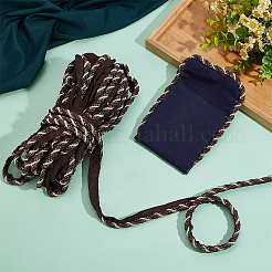 Отделка шнуром из полиэстера длиной 12.5 м&nbsp;SRIB-WH0011-147D