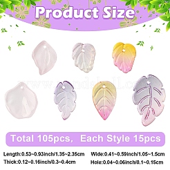 105 Stück 7 Stile transparente&nbsp;GLAA-YW0005-89