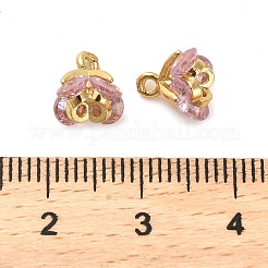 Латунные микро проложить кубического циркония подвески&nbsp;KK-D093-02G-02