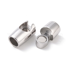 変色しにくい304ステンレススチール製のマグネット留め具と接着端  コラム  ステンレス鋼色  23mm  穴：6.5mm&nbsp;STAS-G276-31P