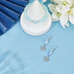 80 шт. разделительные бусины из нержавеющей стали 304&nbsp;STAS-BBC0008-27C-P