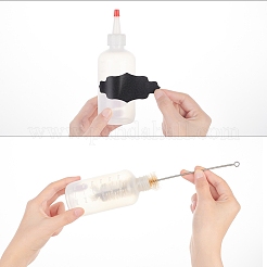 Пластиковые градуированные бутылочки AJEW-BC0001-02B