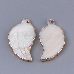 Гальванические пресноводные раковины большие подвески SHEL-S274-58