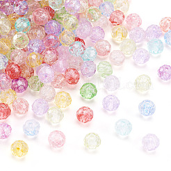 400шт 10 цвета прозрачные стеклянные бусины нити&nbsp;GLAA-TA0002-88