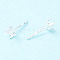 925 серьга-гвоздик из стерлингового серебра&nbsp;STER-P047-06B-S