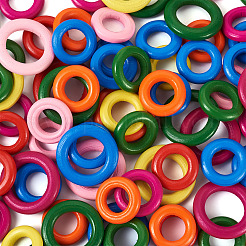 Соединительное кольцо из натурального дерева&nbsp;WOOD-TA0001-62