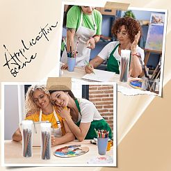 2 Stück 2 Arten ausziehbarer Pinselkoffer aus Kunststoff&nbsp;AJEW-GF0013-24
