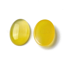 Natürliche gelbe Achat Cabochons&nbsp;G-A029-01-08