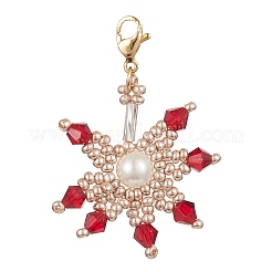 Подвески из стеклянного бисера HJEW-MZ00026