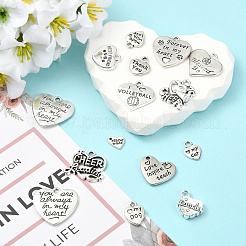15 pièces 15 styles pendentifs en alliage de style tibétain&nbsp;FIND-YW0011-88