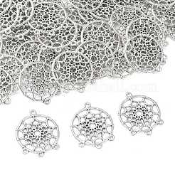 Liens de composants de lustre en alliage de style tibétain&nbsp;TIBEP-R304-020AS-LF