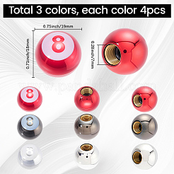 12 pz. 3 colori tappi valvola pneumatici in plastica&nbsp;FIND-SP0005-74