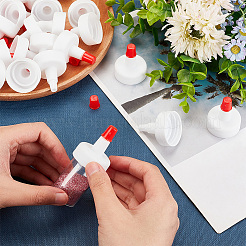 Крышка носика пластиковой бутылки с красным герметизирующим наконечником FIND-WH0191-09