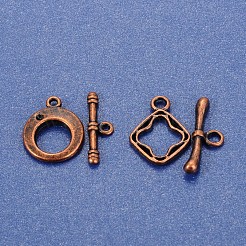 混合チベットスタイルのマンテル  ミックスカラー  トグル：15~25x10~15mm  バー：15~25mm  穴：2~3mm&nbsp;TIBE-MSMC008-01