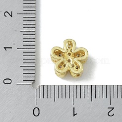 Покрытие стойки латунь микропаве прозрачные кубические циркониевые бусины KK-A220-11B-G