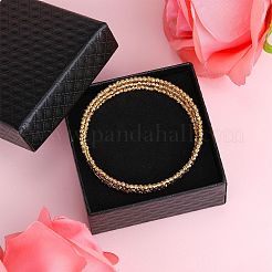 Браслет-кафф из латуни с бусинами&nbsp;JB762A