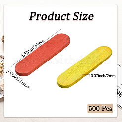 10 набор деревянных палочек для поделок DIY-CN0003-32A