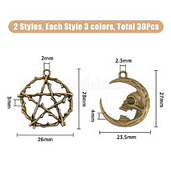 Подвески из сплава 30 шт. FIND-FH0007-06