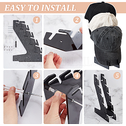 Стеллаж для хранения кепок AJEW-WH0038-69B